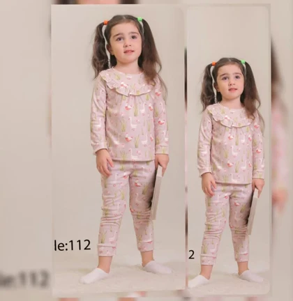 ست بلوز و شلوار راحتی دخترانه