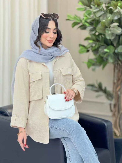 مانتو جیب پاکتی طنین