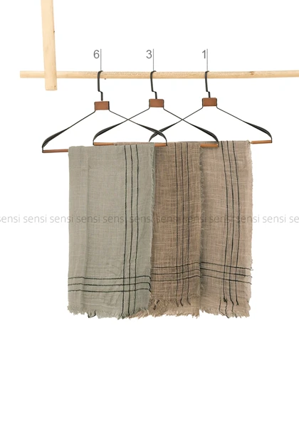 شال نخی لینن کد1004220