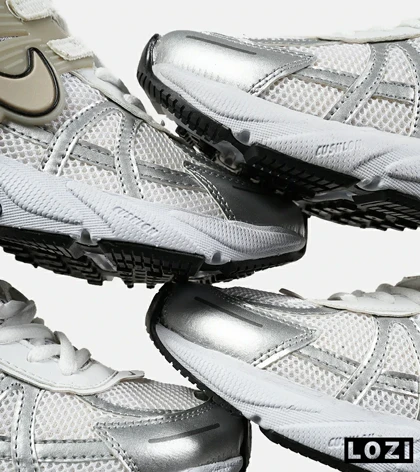 کفش کتانی مردانه و زنانه سفید کرم طوسی Nike cushlon