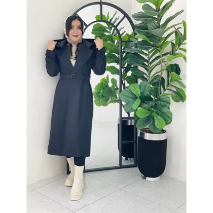 بارانی بلند مدل کایلین آستردار