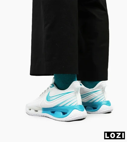 کفش کتانی مردانه سفید آبی NIKE pegasus 33