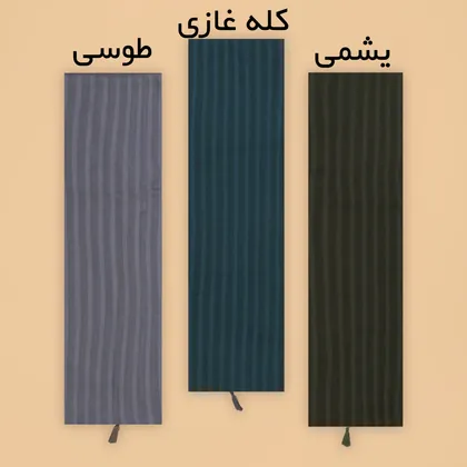 شال لینن خط‌دار