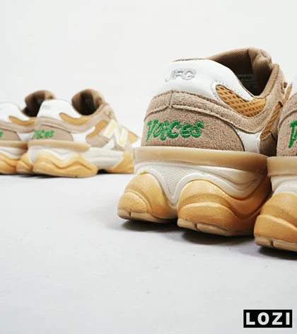 کفش کتانی مردانه قهوه ای سفید NEW BALANCE 9060