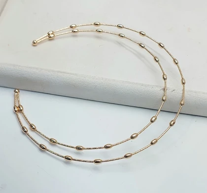 طوق زنانه ژوپینگ طرح طلا