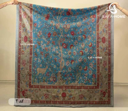 سفره رومیزی مخمل ترک 1.5*3 متر طرح سنتی