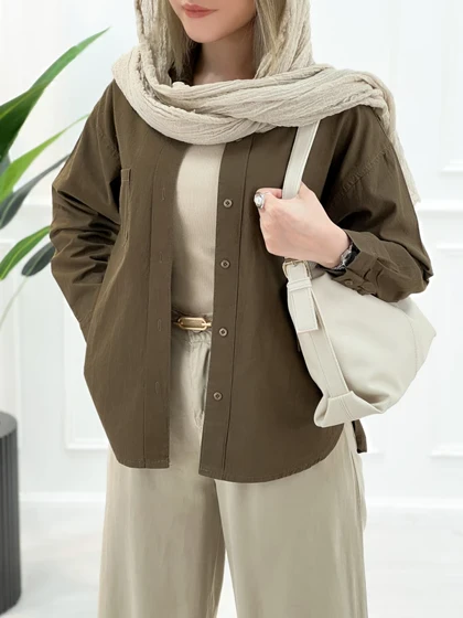 شومیز کژوال زنانه لینن پارمیس