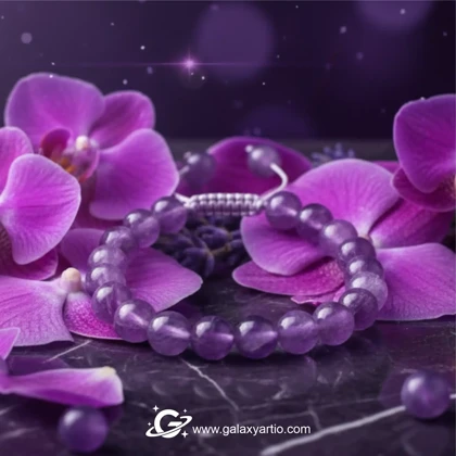 دستبند سنگ آمیتیست