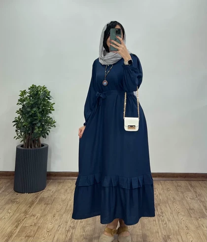 پیراهن مانتویی بلند دل آرا 7(ایراد دار)