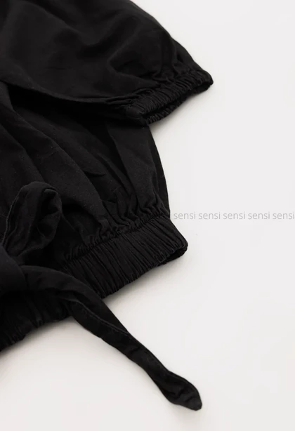 نیم‌تنه کتان سرشانه کش کد1005089