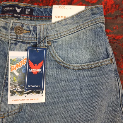 شلوار جین نیم بگ مردانه old navy کد 395