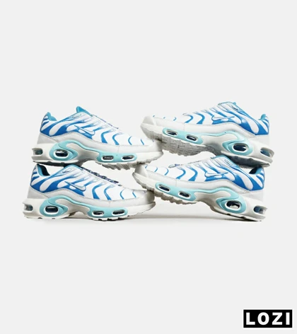 کفش کتانی مردانه و زنانه آبی سفید NIKE AirMax Plus TN Ultra