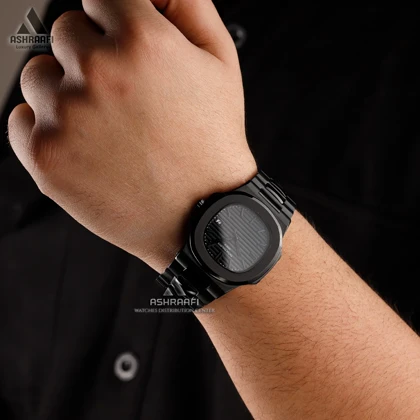 ساعت پتک فیلیپ مشکی Patek Philippe Nautilus Black2