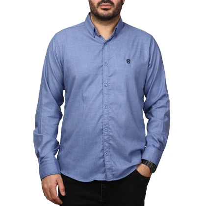 پیراهن آستین بلند ساده مردانه مدل 61029147