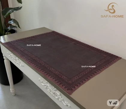 سفره رومیزی مخمل ترک 70100 طرح سنتی