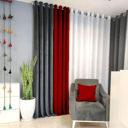 پرده مخمل شانل فوروارد Forward مدل FCLT90013 CHANEL VELVET STYLE