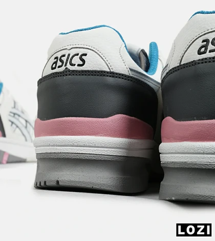 کفش کتانی مردانه سفید آبی ASICS TIGER RUNNER II