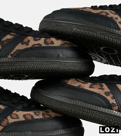 کفش کتانی زنانه پلنگی ADIDAS Samba مدل 7369