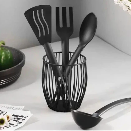 سرویس 5 پارچه کفگیر و ملاقه با انبر ایکیا IKEA