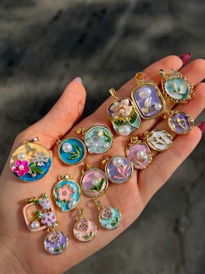 گردنبند میناکاری