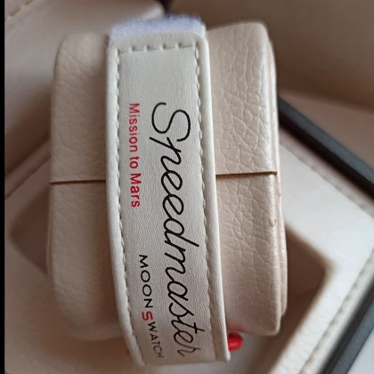 ساعت مچی اسپرت والار طرح امگا سواچ بند چسبی طرح ماموریت در مارس