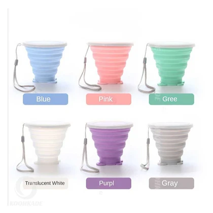 لیوان سیلیکونی تاشو بلک دیر 180ML