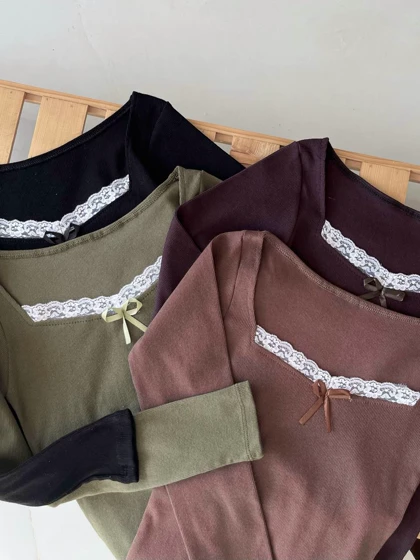 بلوز یقه گیپور