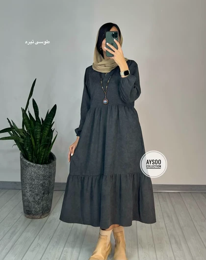 پیراهن مانتویی تانیا