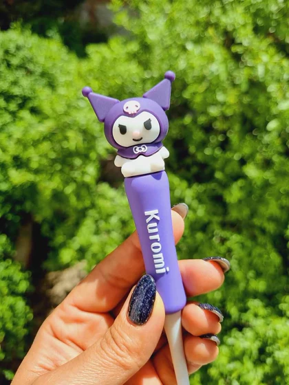 مسواک دسته سیلیکونی کرومی