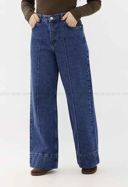 شلوار جین بگ کیلات سیم لاین کد1004866