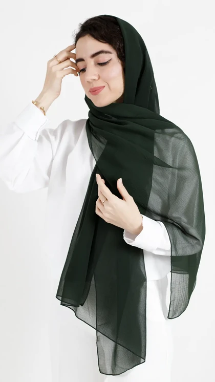 شال حریر شیشه ای