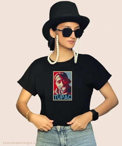 کراپ زنانه طرح توپاک کد 953