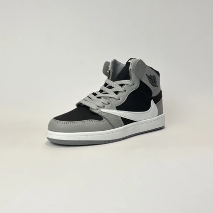 کفش روزمره نایک تراویس ساق‌دار اسکات طوسی مشکی