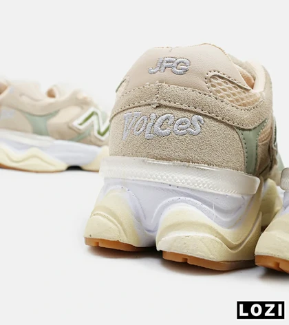 کفش کتانی زنانه کرم سبز NEW BALANCE 9060