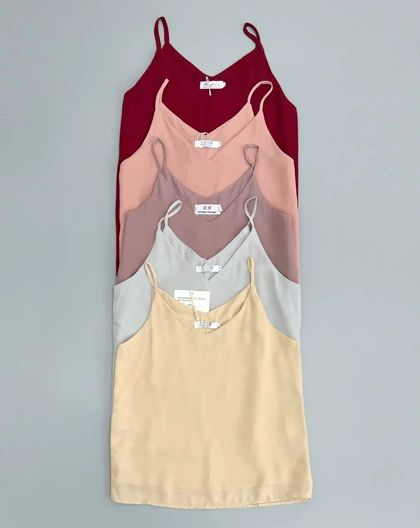 تاپ دو لایه کرپ حریر کد 2650