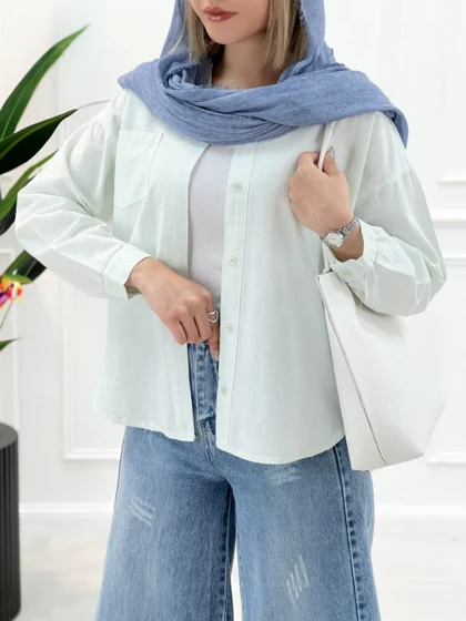 شومیز کژوال زنانه لینن پارمیس