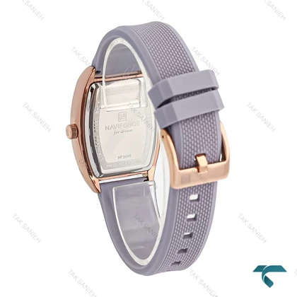 ساعت زنانه نیوی فورس NF5049 رزگلد بنفش NaviForce-7048-L