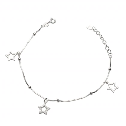 دستبند نقره ستاره کد 351238