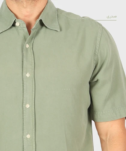 پیراهن مردانه میلانو آستین کوتاه 5460