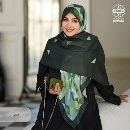 روسری نخ پنبه مثلثی