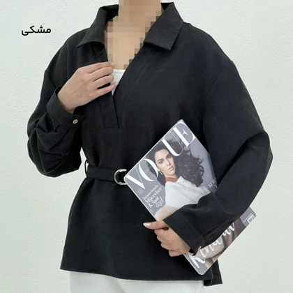 تونیک زنانه سیلک کمربند دار | آی بولک