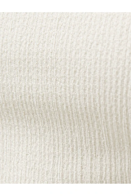 لباس میدی آستین بادکنکی یقه مربعی چاک‌دار 3SAL80038IK