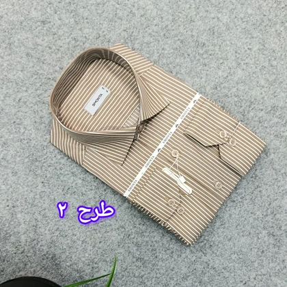 پیراهن طرحدار مردانه قواره ازاد ( قواره کلاسیک ) _ استین بلند