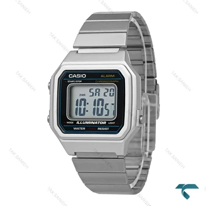 ساعت کاسیو نوستالژی B650Wd-1a مردانه اصلی نقره ای Casio-7436-G