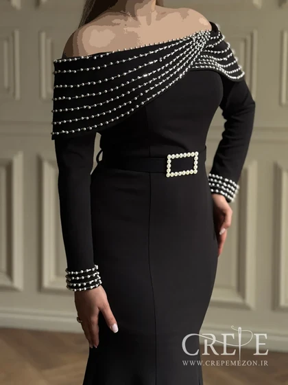 ماکسی والن دار مرواریدی