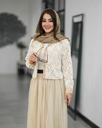 کت دامن گیپوری کد 86554