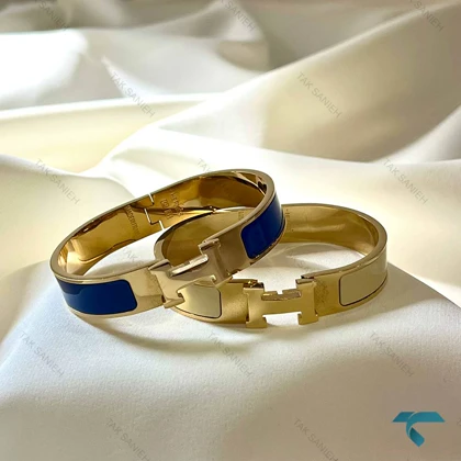 دستبند هرمس طلایی Hermes-8489-L