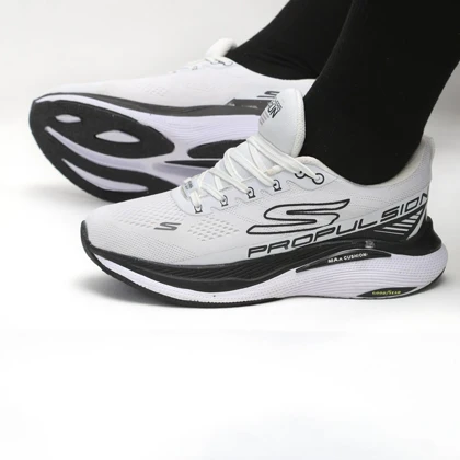 کفش و کتانی مردانه مدل اسکیچرز پرو SKECHERS PROPULSION رنگ سفید مشکی کد 48345