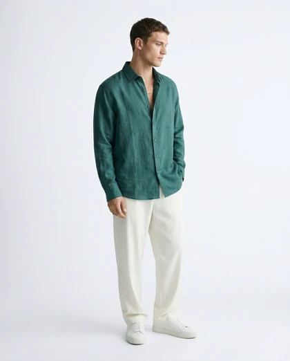 پیراهن کژوال آستین بلند Snazzy - سبز رولکسی