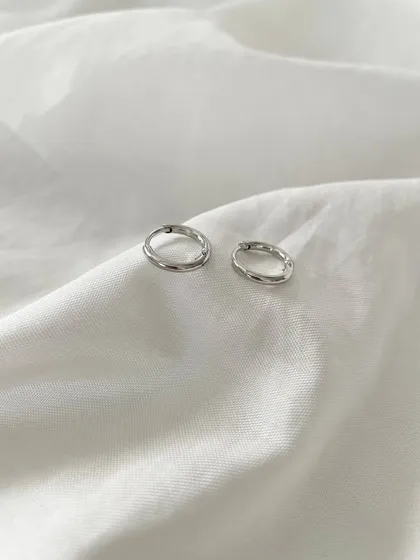 گوشواره حلقه‌ای ساده